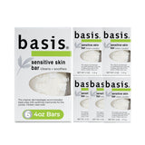 Sensitive Skin Bar Soap for Body, Hands and Face, Multipack, 6 x 4 OZ