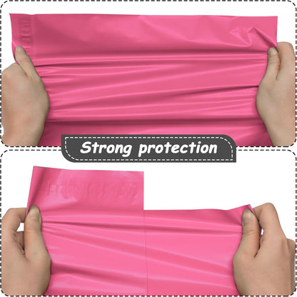Pink Poly Mailers 10x13 Inch, 100 Count Self-Seal Shipping Bags - photo 4