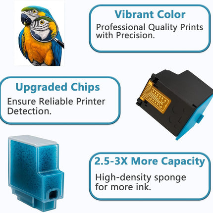 910XL Ink Cartridges Black Replacement for HP 910 XL Compatible for HP910 HP910XL to use with OfficeJet Pro 8020 8025 8028 8030 8035 8010 8015 8018 8022 Printers with V15.2.1 Chip (Black, 2 Packs)