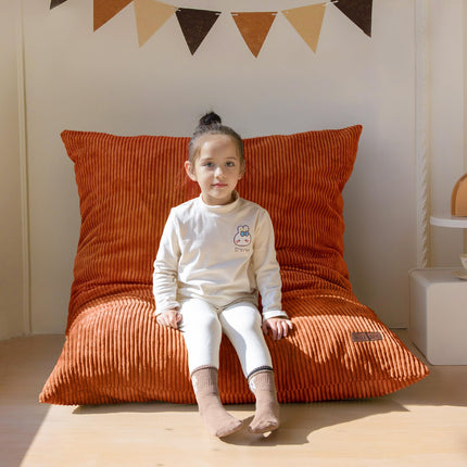 3 in 1 Kids Bean Bag Chair, Comfy Floor Sofa with Removed Cover
