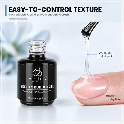 Builder Gel for Nails, 2 Pcs 8 in 1 Clear Building Gel - photo 5