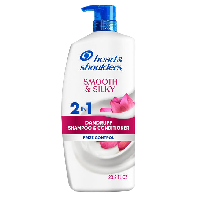 Smooth & Silky 2-in-1 Anti-Dandruff Shampoo & Conditioner, 28.2 fl oz