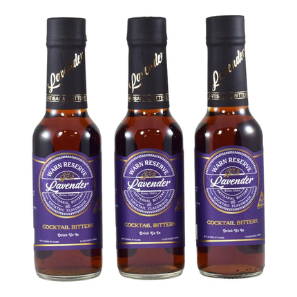Warn Reserve Cocktail Bitters, Lavender Bitters for Cocktails, 5 fl oz Bottle, Premium Cocktail Bitters