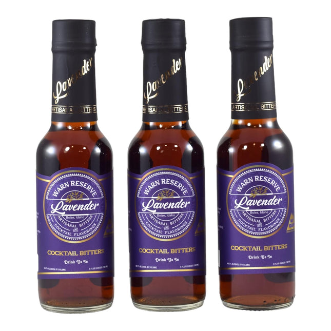 Lavender Cocktail Bitters, Dried Lavender Blossoms, 5 Fl Oz Bottle