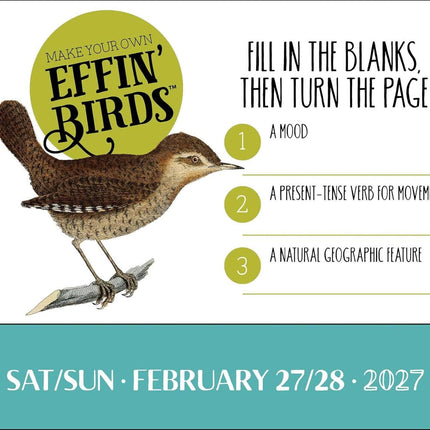 Effin' Birds 2027 Day-to-Day Calendar