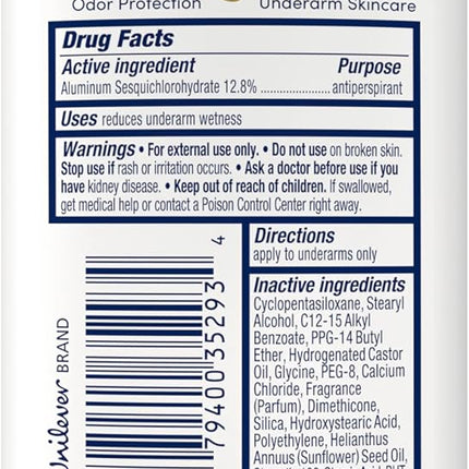 Dove Advanced Care Antiperspirant Deodorant Stick Beauty Finish for Helping Repair Skin Barrier After Shaving, with 72-Hour Sweat & Odor Protection, 2.6 oz