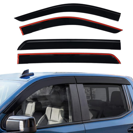 Rain Guards for 2019-2026 Silverado/Sierra 1500, 2500HD/3500HD