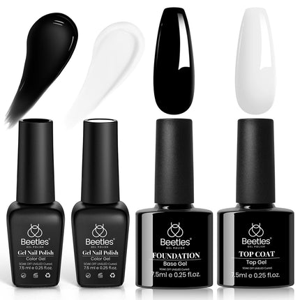 Jelly Gel Nail Polish Set, 6 Colors