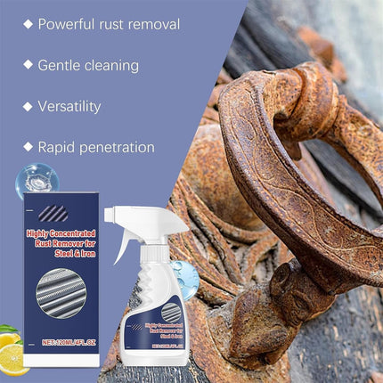 Vedaeyer Rust Remover,Highly Concentrated Steel Rust Remover,Rust Remover for Metal,Tools,Stainless Steel,Automotive Parts,Fast Acting (3pc)