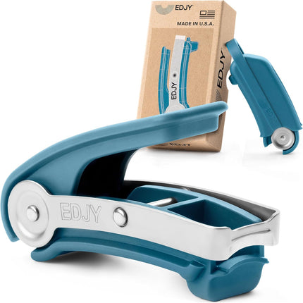 EDJY Toenail Cutter - Precision Stainless Steel Nail Cutter for Toenails | Sharp Blade, Ergonomic Design, Durable & Rust-Resistant | Ideal for Men and Women | EDJY Blue