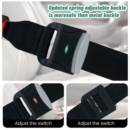 Strap Pads Pad Compatible with 1 Pcs Universal ISOFIX Kids Seat Black Car Fixing Straps Covers with Latch Interface Accessory Cover Set