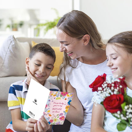 Heartfelt Mother In Law Mother’s Day Card, Thank You Card for Mother In Law, Mother's Day Gift