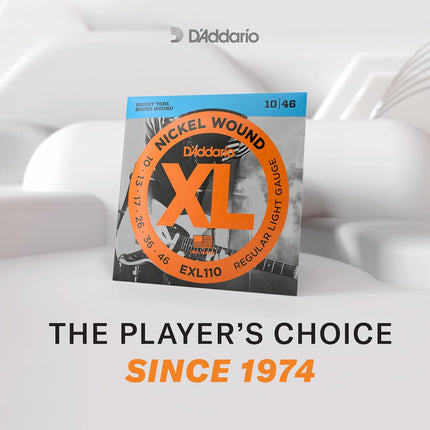 D'Addario Electric Guitar Strings, XL Nickel, EXL157, Baritone Medium Gauge 14-68, 6-String Set, Pack of 3