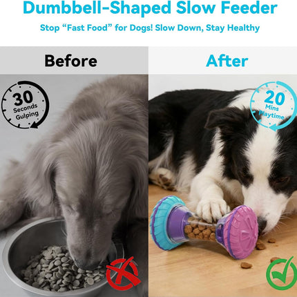 Interactive Dog Puzzle Toys for Small Medium Large Breed - Durable Smart Puppy Enrichment Dogs Toy to Keep Them Busy, Mental Brain Stimulation Treat Dispensing Training & Slow Feeder by MateeyLife