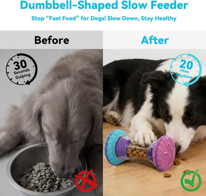 Interactive Dog Puzzle Toy with Adjustable Treat Dispensing Slow Feeder - photo 3