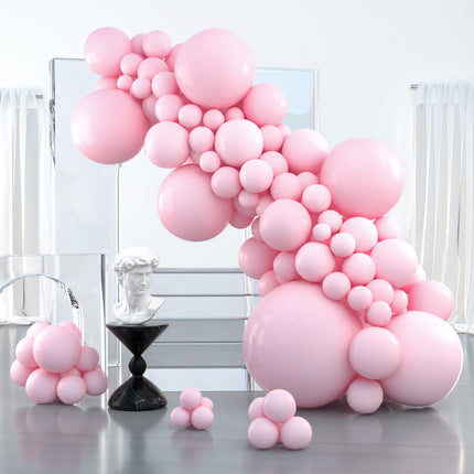 Dark Brown Balloons 100pcs Boho Coffee Neutral Different Sizes