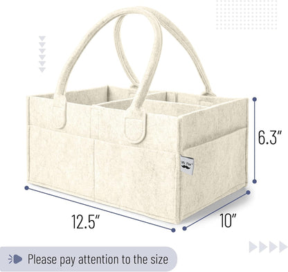 Baby Diaper Caddy Organizer, Beige, Baby Organizer, Car Diaper Caddy - photo 2
