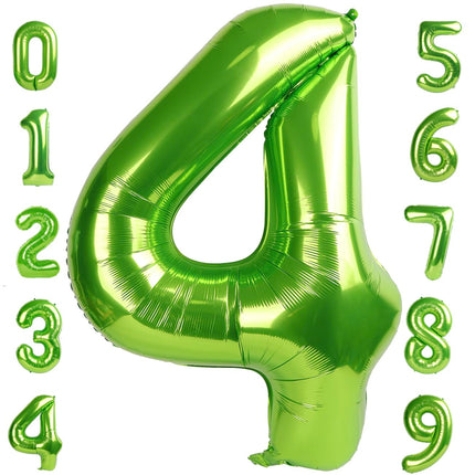 Number Balloons 5 Balloon Blue Birthday Decorations for Men Party, 40 Inch