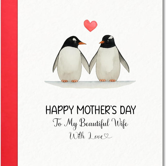 Mothers Day Card for Wife – Happy Mother's Day To My Beautiful Wife