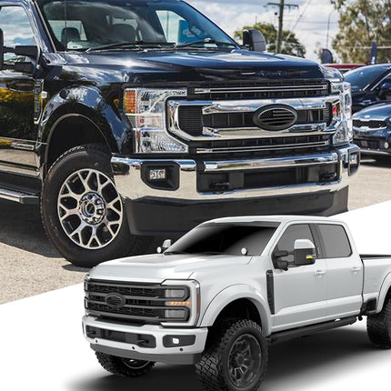 Front Grill Emblem for Ford, 9" Aluminum Front Grille Rear Tailgate Badge American Flag Oval Patriotic Hood Label for Ford F150 F250 F350 Edge Explorer Expedition Mesh Grille Decoration (Black)