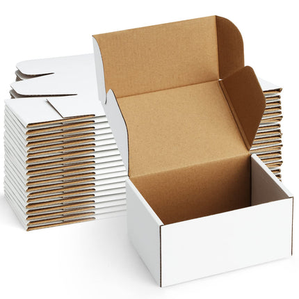 Shipping Boxes 6x4x3 inches, Small Boxes for Packaging 25 Pack