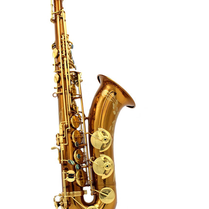 Eastern music pro use Mark VI style no high F# dark gold lacquer tenor saxophone