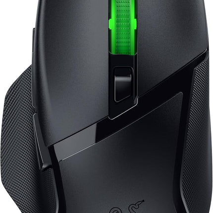 Razer Basilisk V3 X HyperSpeed Customizable Wireless Gaming Mouse: Mechanical Switches Gen-2-5G Advanced 18K Optical Sensor - Chroma RGB - 9 Programmable Controls - 285 Hr Battery - Classic Black