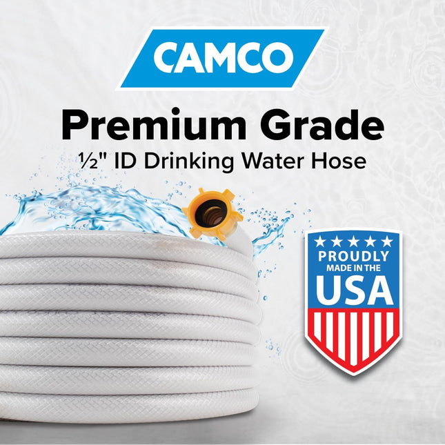 TerraBound TierraRumbo Camco TastePURE 4-Ft Water Hose - RV Drinking Water Hose Contains No Lead — Outdoor & Adventure