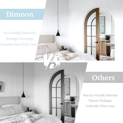 17.7''x118'' Peel and Stick Wallpaper White Contact Paper for New Environmentally Friendly Materials Thickening Upgrade Embossed Renter Friendly Wall Paper Modern Vinyl Wrap Countertop Bedroom