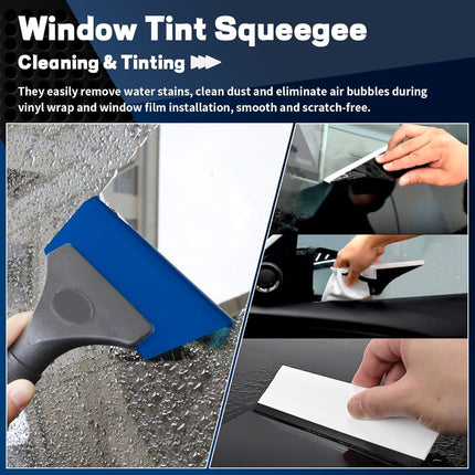 Car Window Tint Installation Tools Kit Window Film Tinting Kit Vehicle Glass Protective Film Installation Kit with 300ml Adjustable Spray Bottle for Car Tints, Window Film