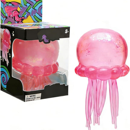 Jellyfish Squeeze Toys, Drop Malt Sugar Balls Relieve Stress, Sensory Toy with a Super Solid Squish for Adult, Squishy Ultra Squishy and Moldable Slow Rise