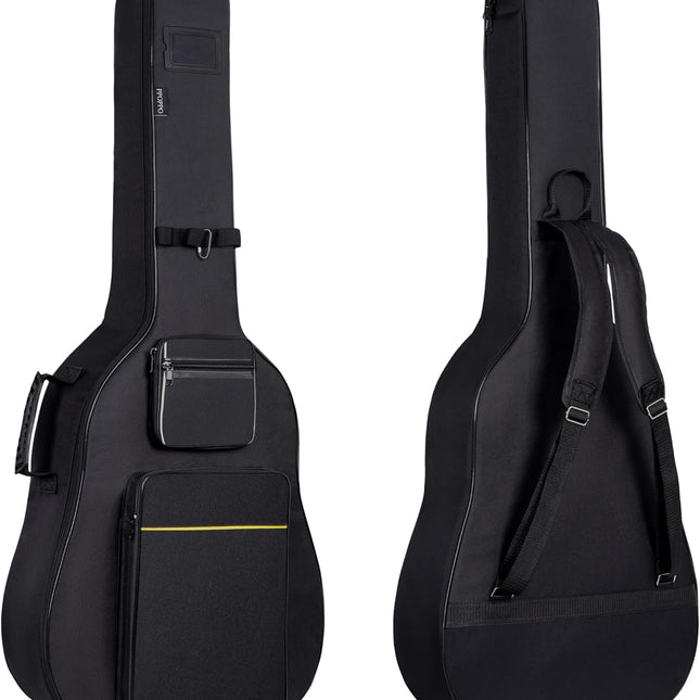 40 41 42 Inch Acoustic Guitar Bag, Oxford Fabric with 0.35" Thick Padding