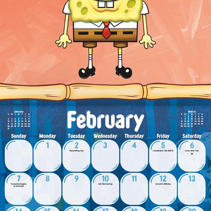 2027 SpongeBob Squarepants Wall Calendar