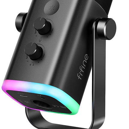 USB/XLR Dynamic Microphone for Podcast Recording, Gaming, Streaming, Singing and YouTube