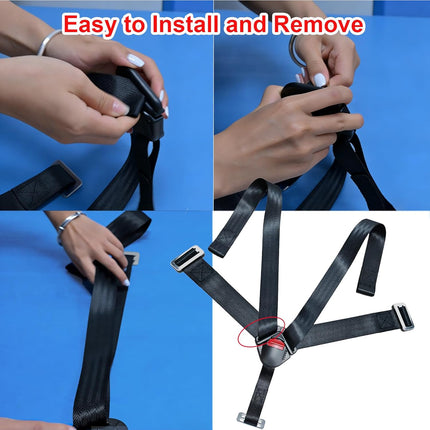 5 Point Baby Seat Chest Harness Clip and Universal Child Seat Chest Harness Clip Buckle Replacement Accessories for Kids Trend Adjustable Guard Pushchair