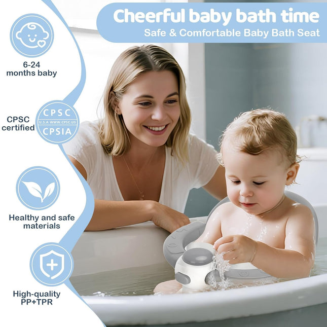 Baby Bath Seat for Babies 6 Months & Up - Baby Bath Seats for Babies Sitting