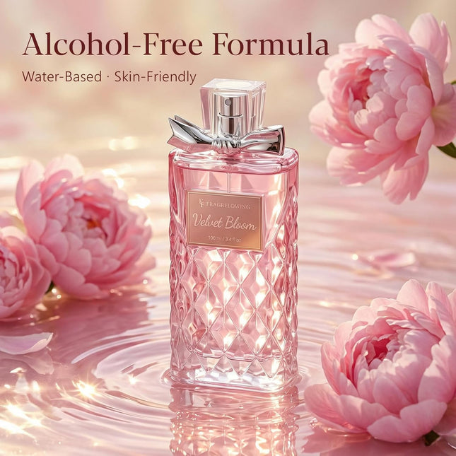 Perfume for Women, Alcohol-Free Long Lasting Floral Fragrance, Light & Soft Scent with Rose, Jasmine & - photo 2