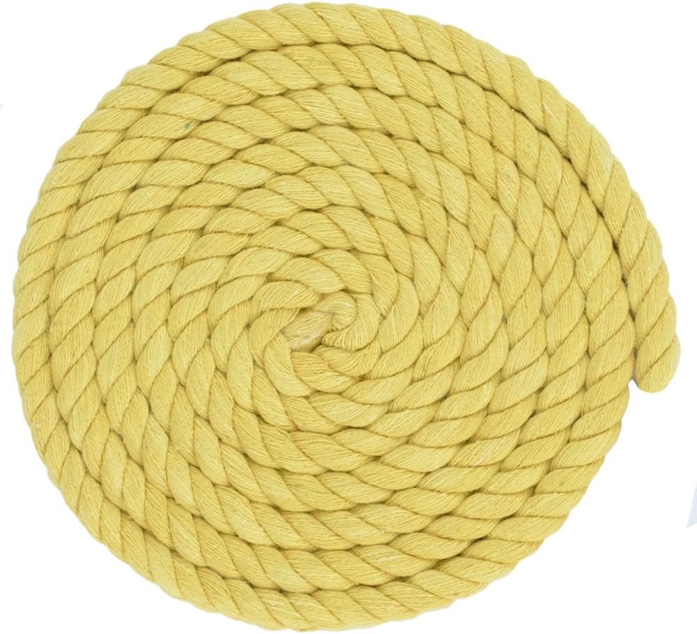 Twisted 3 Strand Natural Cotton Rope Cord