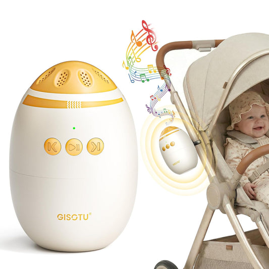 Baby Stroller Rocker with Adjustable Vibration Speed and 11 Soothing White Noise, Hands-Free Rechargeable Sleep Soother