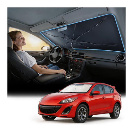 2026 Windshield Sun Shade Umbrella [Vinyl Coating Heat Shield]