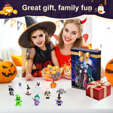 Nightmare Be Christmas Advent Calendar,Halloween Advent Calendar 2026,with 24 Collectible Ornament for Kids Adult Boys Girl,Halloween Countdown Calendar,Halloween Gifts