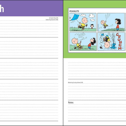 PEANUTS® 2027 Monthly/Weekly Planner Calendar