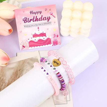 KPop Bracelet Merch K POP Crystal Bead Bracelets Stuff Korea-Pop Demon Christmas Jewelry Music Party Favors Cosplay Outfits Birthday Gifts for Girls Women Daughter Sister Fans