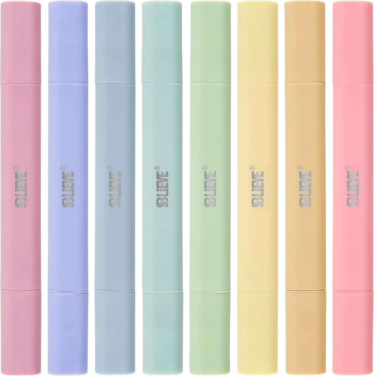 Aesthetic Pastel Dual Tip No Bleed Highlighters for Bible and Journaling