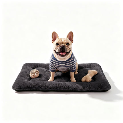 Cama para perro de 36" para jaula metálica, tapete lavable para dormir para mascotas medianas/grandes