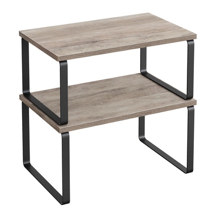 Cabinet Organizer Shelf, Set of 2 Spice Rack, Kitchen Storage