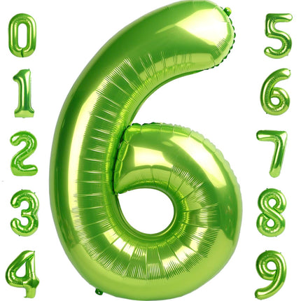 Number Balloons 5 Balloon Blue Birthday Decorations for Men Party, 40 Inch