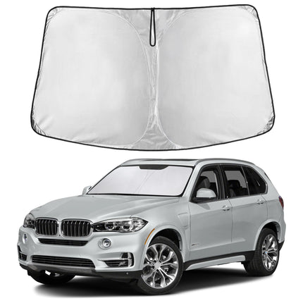 Car Front Windshield Sun Shade, Foldable Window Shade for SUVs