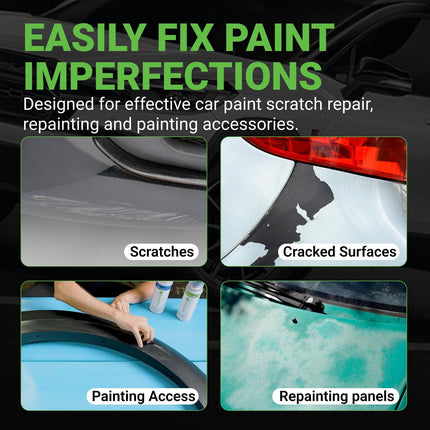 TouchUpDirect Car Paint Touch Up Spray Kit – Compatible with Toyota 040 Super White Exact Match Auto Paint Kit with Car Color Spray and Clearcoat, for Repainting or Scratch Repair, Essential Kit