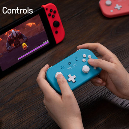 8Bitdo Lite 2 Bluetooth Controller with Motion Controls, Linear Motors Vibration, Joysticks, Triggers and D-pad, Wireless Gamepad for Switch/Switch 2, Android & Raspberry Pi (Turquoise)